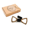 PATORE' Tagliato Limited Edition Különleges Royal Mintázatú Alkalmi Fekete Facsokornyakkendő
